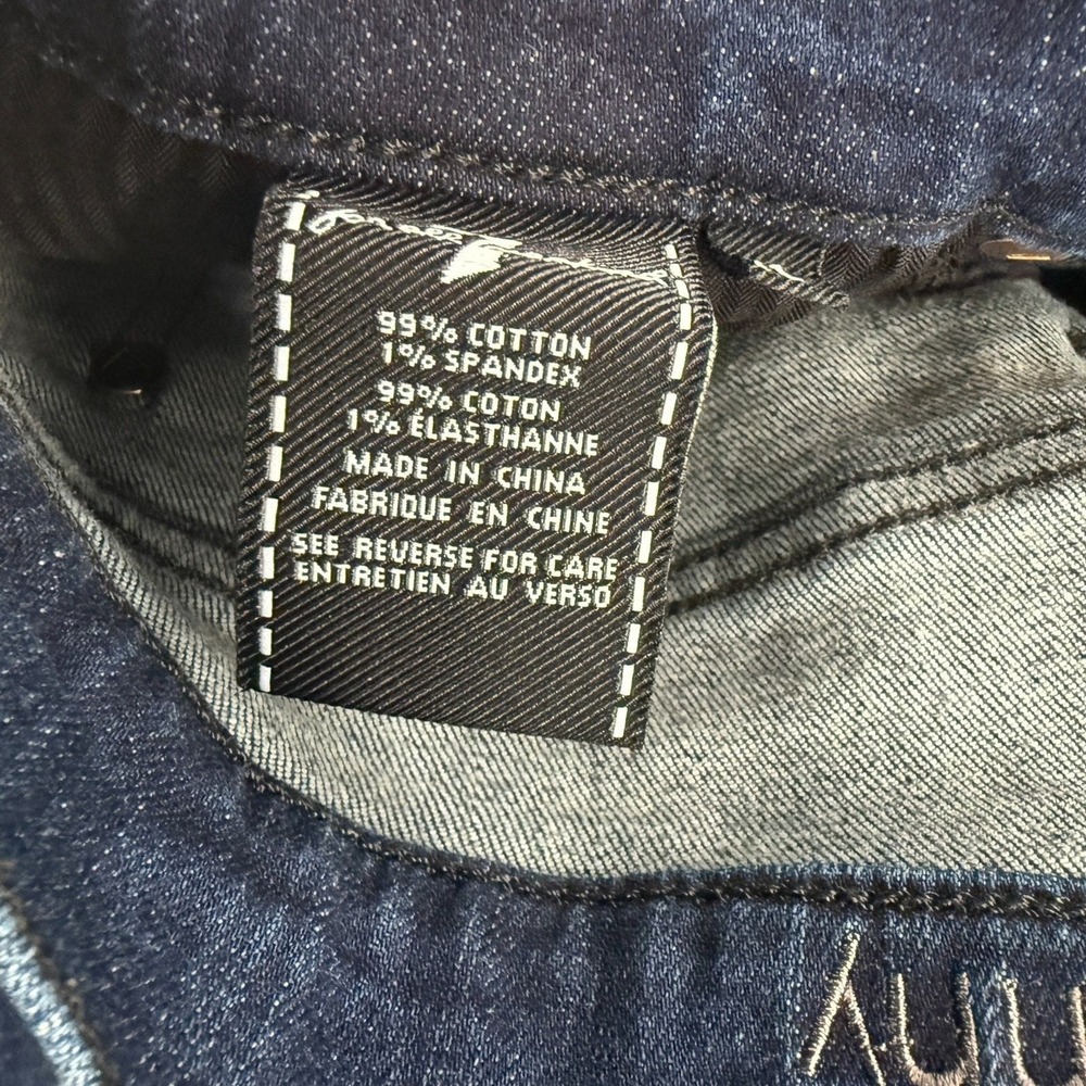7 for All Mankind Jeans Womens 31 Blue Bair Ankle Skinny Mid Rise Stretch Denim - Picture 8 of 11